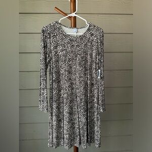 Old Navy Longsleeves Shirt Dress Animal Print